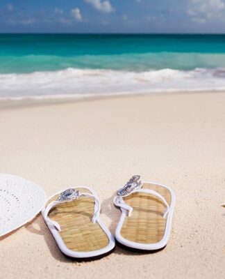 W jakich klapkach po domu?